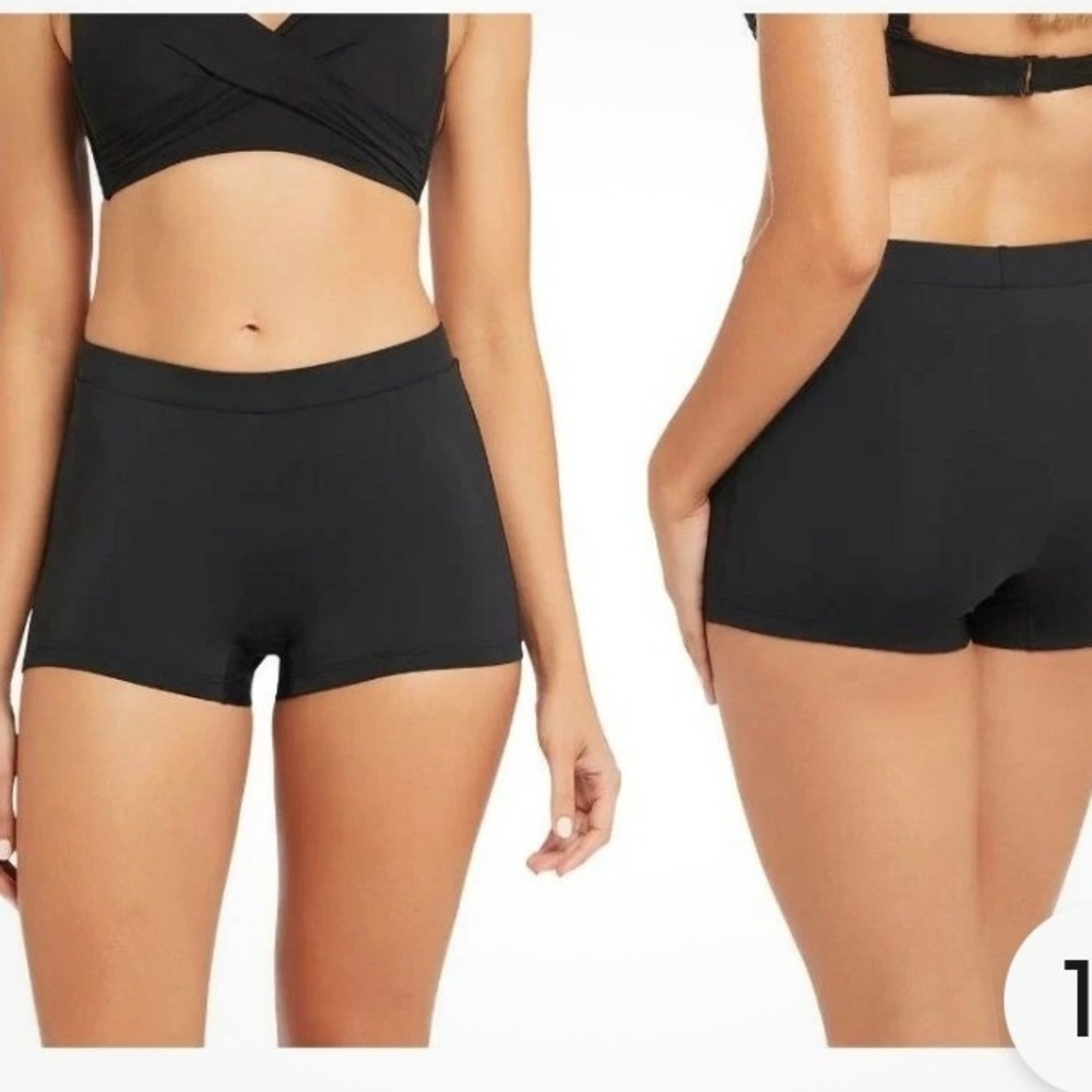 NWT Sea Level Australia Essentials SUP‎ Swim Shorts Black US 4 SL4001KT Boy Leg